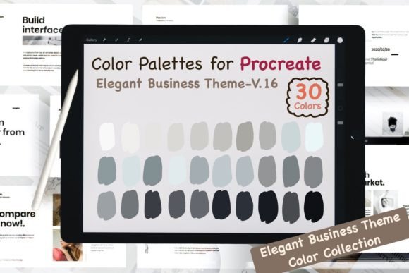 Download Procreate Color Palettes-Elegant Biz V16 - Elegant Collection