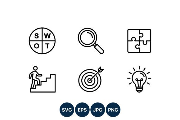Download Business Strategy Icon Set Vector - Strategy Collection