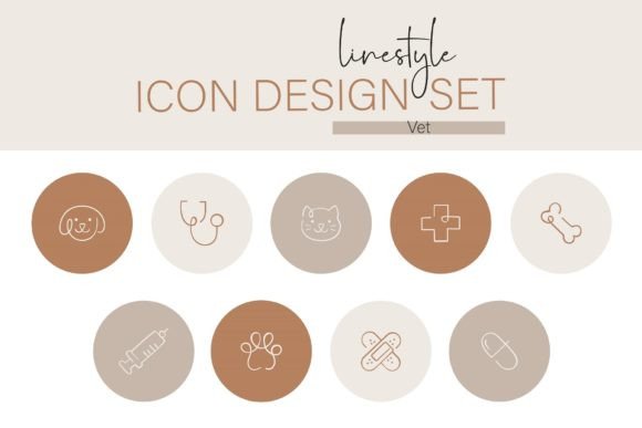 Download Linestyle Icon Design Set Vet - Vet Collection