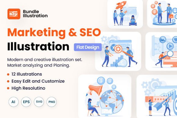 Download Marketing and SEO Strategy Set Bundle - Premium Resources