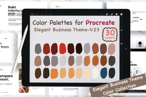 Download Procreate Color Palettes-Elegant Biz V23 - Elegant Collection