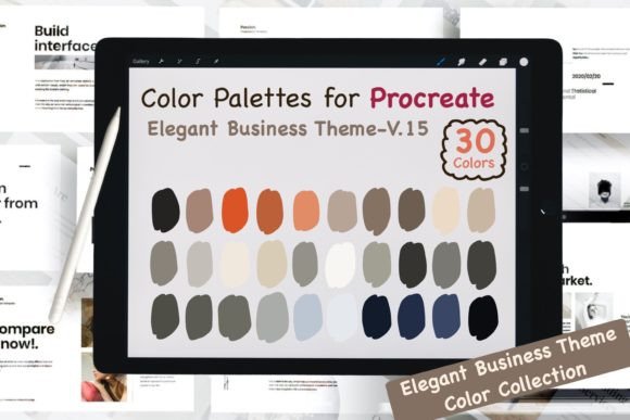 Download Procreate Color Palettes-Elegant Biz V15 - Elegant Collection