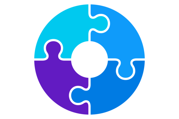 Download Round Puzzle Combination. Color Strategy - Premium Bundle