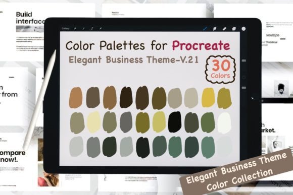 Download Procreate Color Palettes-Elegant Biz V21 - Elegant Collection
