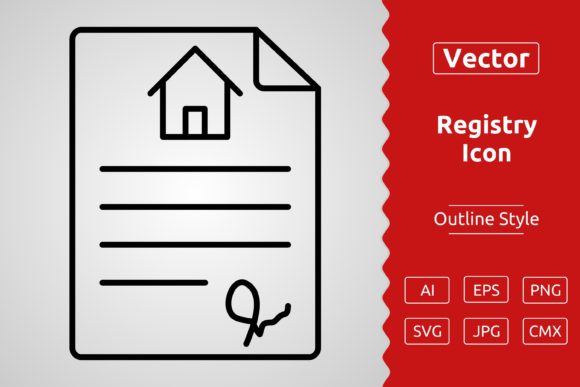 Download Vector Property Registry Outline&nbsp; - Property Collection