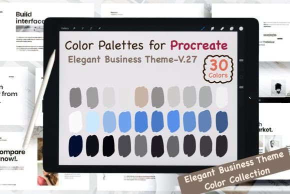 Download Procreate Color Palettes-Elegant Biz V27 - Elegant Collection
