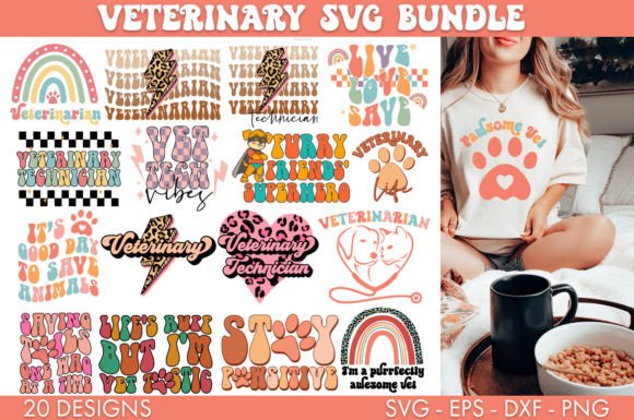 Download Veterinary SVG Bundle PNG Sublimation - Vet Collection