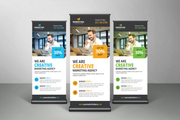 Download Corporate Roll Up Banner Clean Design - Clean design Collection