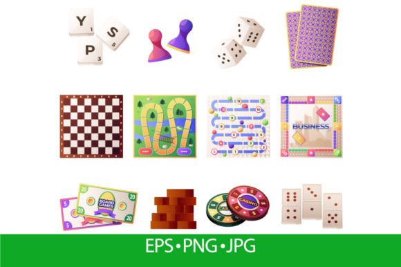 Download Board Games. Cartoon Table Card Strategy - Strategy Collection