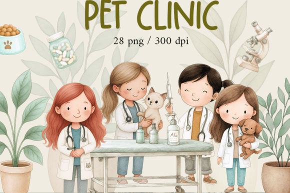 Download Cute Pet Clinic Clipart, Vet Clinic Art - Vet Collection